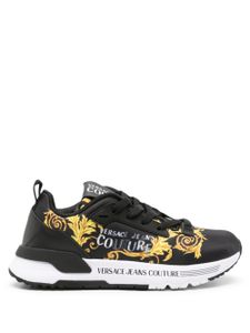 Versace Jeans Couture baskets à imprimé Dynamic Barocco - Noir