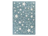 KAYOOM Kinder vloerkleed (Sterren blauw, 80cm x 150cm)