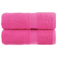 VidaXL Gastendoekjes solund 2 st 600 g/m² 30x50 cm roze