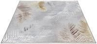 Karpet24 Modern Vloerkleed Creation - Laagpolig met Hoog-Laag Effect, Grijs-140 x 200 cm