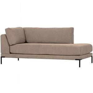 vtwonen Couple Lounge Element Rechts - Polyester - Mud - 89x100x200