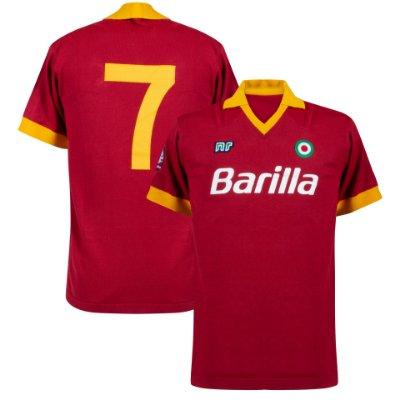 NR Nicola Raccuglia - AS Roma Official Retro Voetbalshirt 1986-1987 +