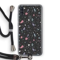 Terrazzo N°16: Samsung Galaxy A11 Transparant Hoesje met koord
