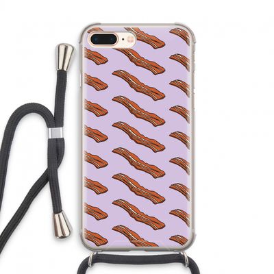 Bacon to my eggs #2: iPhone 7 PLUS Transparant Hoesje met koord
