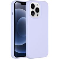 Accezz Liquid Silicone voor Apple iPhone 13 Pro Telefoonhoesje Paars Accezz Liquid Silicone voor Apple iPhone 13 Pro Telefoonhoesje Paars