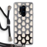 Uilen: OnePlus 8 Pro Transparant Hoesje met koord