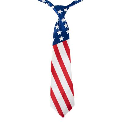 Carnaval verkleed Stropdas - vlag USA - Verenigde Staten - volwassenen - landen thema