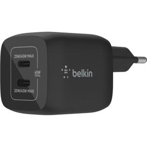 Belkin Belkin BOOSTCHARGE PRO 2-poorts USB-C GaN-wandlader met P