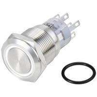 TRU COMPONENTS TC-10090988 LAS1-AGQ-22ZE/W/24V/S Vandalismebestendige druktoets 250 V/AC 3 A 2x aan/aan Continu Wit IP65 1 stuk(s) - thumbnail