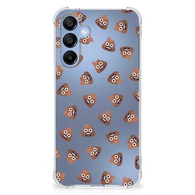 Doorzichtige Silicone Hoesje voor Samsung Galaxy A16 Poep Emojis