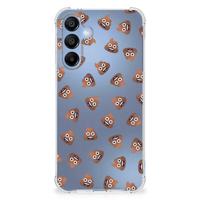 Doorzichtige Silicone Hoesje voor Samsung Galaxy A16 Poep Emojis