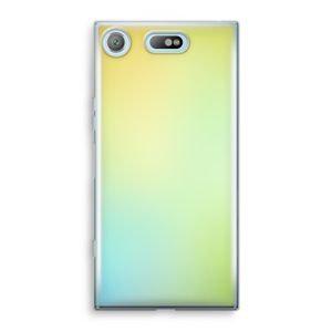 Minty mist pastel: Sony Xperia XZ1 Compact Transparant Hoesje