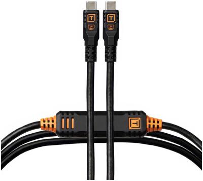 Tether Tools TetherPro Optima 10G USB-C, 15&apos; (4.6m), straight black