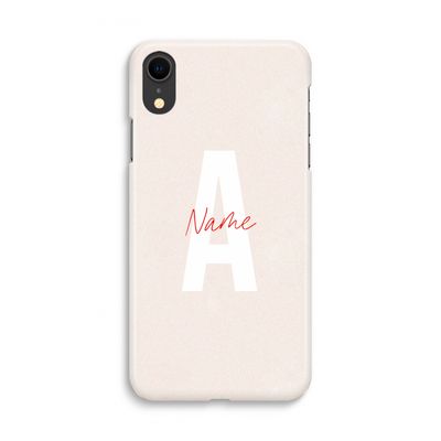 Strawberry Milkshake: iPhone XR Volledig Geprint Hoesje