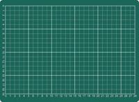 Snijmat a4 300x220mm groen