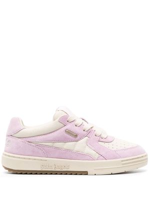 Palm Angels baskets University en daim - Blanc