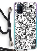 Vexx City #2: Oppo A92 Transparant Hoesje met koord