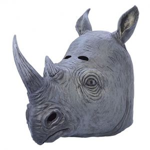 Neushoorn masker voor volwassenen   -