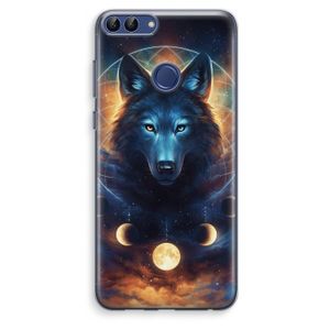 Wolf Dreamcatcher: Huawei P Smart (2018) Transparant Hoesje