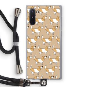 Doggy: Samsung Galaxy Note 10 Transparant Hoesje met koord