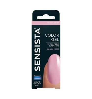 Color gel cotton candy