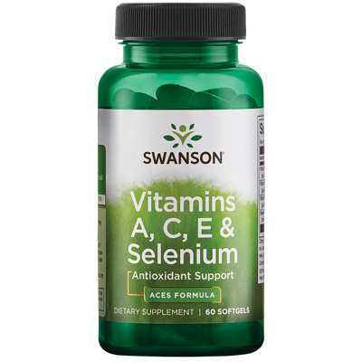 Swanson Ultra Vitamins A, C, E & Selenium - 60 Softgels | Swanson