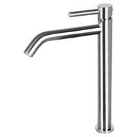 Differnz Kraan Koud/warm hoog gebogen kraan mat chroom 30.414.76