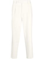 Zegna pantalon de costume à plis marqués - Blanc