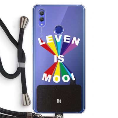 Het Leven Is Mooi: Honor Note 10 Transparant Hoesje met koord