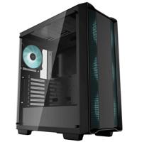 DeepCool CC560 Midi-tower PC-behuizing Zwart 4 voorgeïnstalleerde LED-ventilators - thumbnail