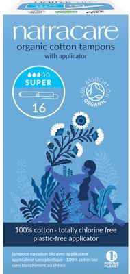 Natracare Cotton Tampons Super met Applicator