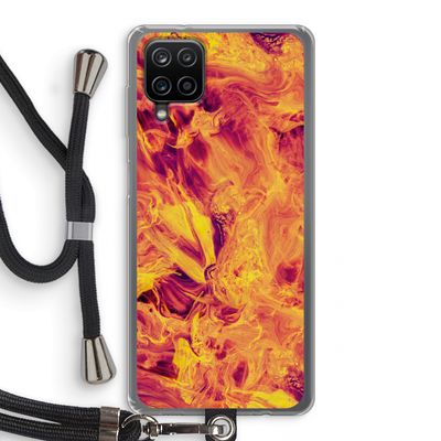 Eternal Fire: Samsung Galaxy A12 Transparant Hoesje met koord