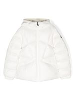 Moncler Enfant doudoune à patch logo - Blanc