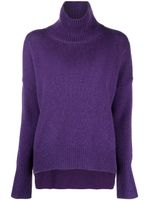 Lisa Yang pull en cachemire à col roulé - Violet