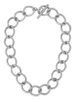 Susan Caplan Vintage collier Monet en chaine (années 1980) - Argent