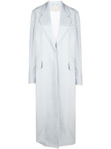 Aya Muse trench Iso en laine - Bleu