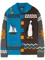 Alanui Cardigan The Nautical - Bleu - thumbnail