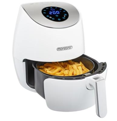 Heteluchtfriteuse Wit RVS Kunststof 2,6L 1500W