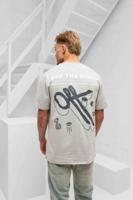 Off The Pitch Element T-Shirt Heren Lichtgrijs - Maat XL - Kleur: Lichtgrijs | Soccerfanshop