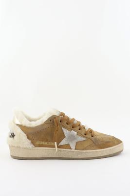 Golden Goose sneakers Ballstar GWF00117.F007475.55672 cognac/beige/silver
