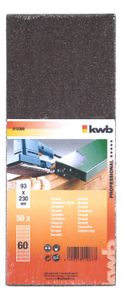 kwb 815888 Schuurpapier Korrelgrootte 60, 80, 120, 180 (l x b) 230 mm x 93 mm 50 stuk(s)