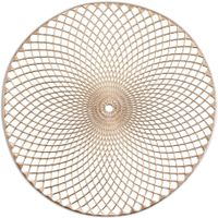 1x Ronde placemats goud mandala 38 cm - thumbnail