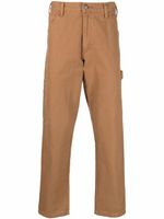DICKIES pantalon à patch logo au dos - Marron