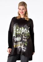 Yoek Wijd shirt respect | Zwart | Maat XXL