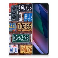 OPPO Find X3 Neo | Siliconen hoesje | met foto Kentekenplaten