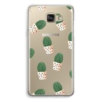 Cactusprint roze: Samsung Galaxy A5 (2016) Transparant Hoesje Cactusprint roze: Samsung Galaxy A5 (2016) Transparant Hoesje