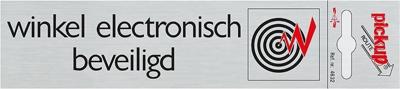 Route Alulook 165 x 44 mm Sticker winkel elektronisch beveiligd - Pickup
