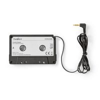 Nedis AUX Cassette-Adapter voor Autoradio | 3,5 mm | 1 m | 1 stuks - ACON2200BK ACON2200BK