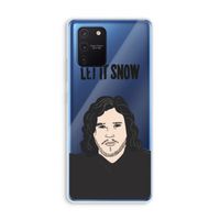 Let It Snow: Samsung Galaxy Note 10 Lite Transparant Hoesje