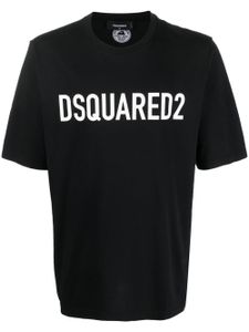 DSQUARED2 t-shirt à logo imprimé - Noir